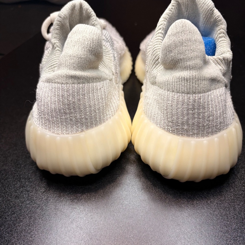 adidas Yeezy Boost 350 V2 CMPCT slate bone 3D knit women size 6 cream gray - Picture 8 of 8